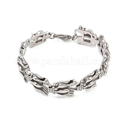 Браслеты из звеньевой цепи из нержавеющей стали 304&nbsp;BJEW-D379-09P