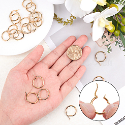 201 серьги-кольца из нержавеющей стали STAS-UN0002-65G