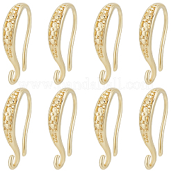 20 шт латунные серьги крючки&nbsp;KK-BBC0022-93G