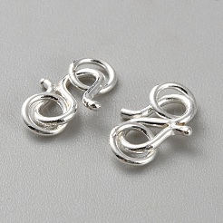 925 Sterling Silber und S-Haken-Verschlüsse&nbsp;STER-WH0010-50B
