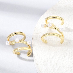 Boucles d'oreilles manchette en laiton&nbsp;PL-CBA43D6-02G