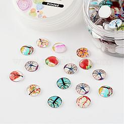 Кабошоны из стекла&nbsp;GGLA-JP0002-12