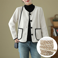 1 пучок полиэстерового шнура для отделки губ SRIB-WR0001-10B