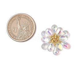 Подвески из прозрачного стекла в форме капли PALLOY-MZ00601-07