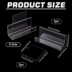 8 сумка акриловые подставки для альбомов&nbsp;ODIS-PH0001-97