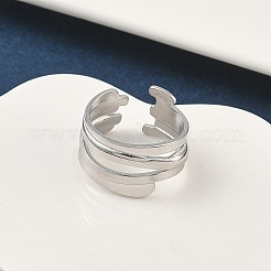 Кольца-манжеты из нержавеющей стали 304 для женщин RJEW-A079-08C-P