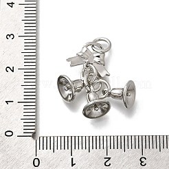 Латунные подвески KK-K378-55P