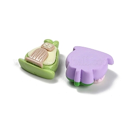 Кабошоны из непрозрачной смолы с фруктами RESI-I338-04