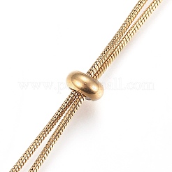 Регулируемые лариаты из нержавеющей стали 304 NJEW-Z005-03G