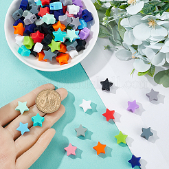 140шт 14 цвета силиконовые бусины SIL-SC0002-24