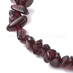 Braccialetti elasticizzati con perline di ematite sintetica non magnetica con chip e cubetti di pietre preziose naturali&nbsp;BJEW-JB10630-02
