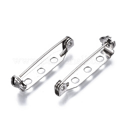Anlaufgeschützte Broschennadel aus Edelstahl 201 mit Sicherheitsverschluss&nbsp;STAS-S117-022C