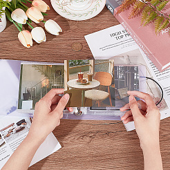 Квадратный пвх вкладыш для открыток фотоальбом с 50 карманом наборы прозрачных защитных рукавов DIY-CP0008-01