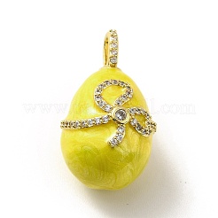 Реечное покрытие латунь микропаве кубический цирконий эмаль подвески KK-M230-12G