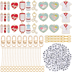 Kit fai da te per realizzare portachiavi a tema medico&nbsp;DIY-BM0002-79