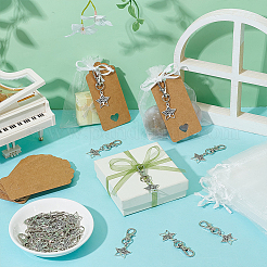 72 шт. брелки в форме звезды из сплава&nbsp;KEYC-PH01583