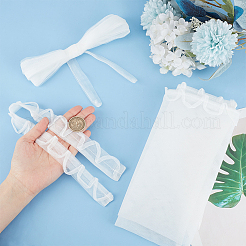 Замена молнии на сетчатом свадебном платье&nbsp;DIY-WH0496-06A