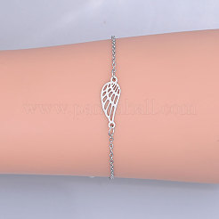 Браслеты из нержавеющей стали 201 BJEW-T011-JN496-1