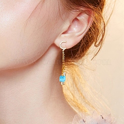 80шт 5 цвета гальванические стеклянные бусины&nbsp;EGLA-YW0001-78