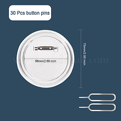 30 шт. акриловая фурнитура для значка DIY-GL0004-29
