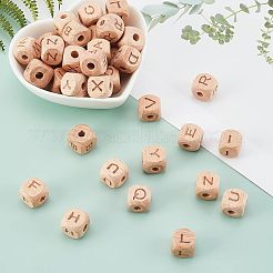 Cuentas de madera 26pcs&nbsp;WOOD-WH0023-23