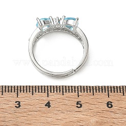 Anillos ajustables con forma de lazo&nbsp;CU-CBA7E55-07P
