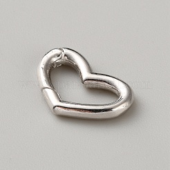 Пружинные кольца из стерлингового серебра&nbsp;STER-WH0009-27P