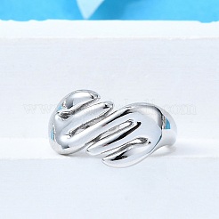 Латунные манжеты для женщин RJEW-G347-07P