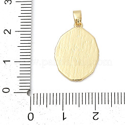 Латунь эмаль подвески KK-U068-09G-03