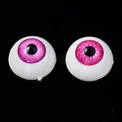クラフトプラスチック人形の眼球  ハロウィンホラー小道具  スミレ  20x10mm&nbsp;DIY-PH0019-63D-20mm