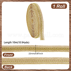 10 м полиэстеровая плетеная кружевная лента OCOR-GA0002-02