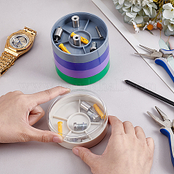 Одноуровневые пластиковые банки для часовых деталей&nbsp;CON-WH0115-17