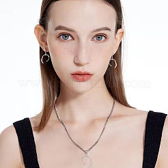 12 шт. подвески из нержавеющей стали 304 двух цветов&nbsp;STAS-UN0046-31