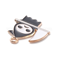 Pendenti smaltati in lega di halloween&nbsp;LS-ENAM-P248-01G-F