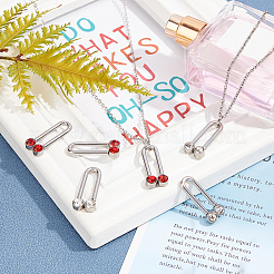 24 шт. подвески из нержавеющей стали 304 двух цветов&nbsp;STAS-UN0021-24P