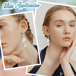 Антикоррозийные 2 пара 925 пары сережек-колец из стерлингового серебра с родиевым покрытием STER-BBC0005-98