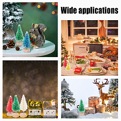 Елка пластиковые украшения для дома DJEW-WH0015-04