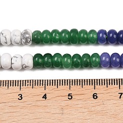 Colliers de perles en amazonite naturelle&nbsp;G-Z135-C06