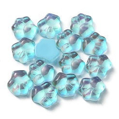 Cabochons en résine empreinte de patte de chat&nbsp;FIND-CJC0015-21G