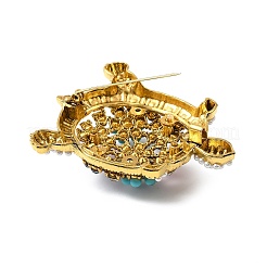 Брошь из ретро сплава со стразами JEWB-K018-27AG