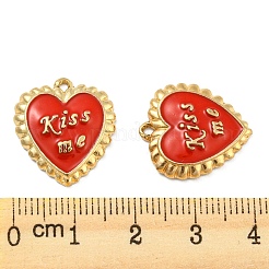 Подвески из экологически чистого сплава с эмалью&nbsp;ENAM-M061-01G