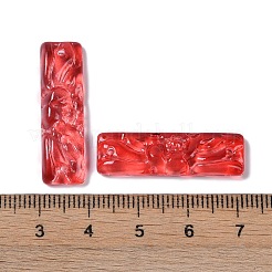 Стеклянные кулоны с краской для выпечки GLAA-S202-16G