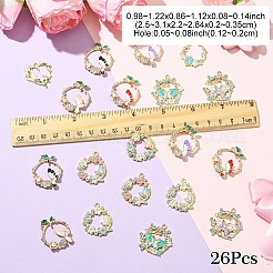 26шт 13 стиля подвески из сплава с эмалью&nbsp;ENAM-YW0005-13