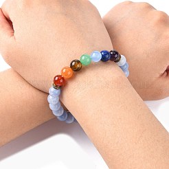 Braccialetti di stirata dei monili del chakra di yoga&nbsp;BJEW-G554-02