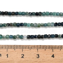 Натуральный турмалин бисер нитей&nbsp;G-L634-D01-2.5x2.5mm-C