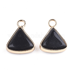 Pendentifs en pierre noire synthétique&nbsp;X-G-S344-10A