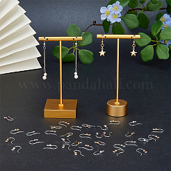 80 шт. 4-х цветные экологически чистые пластиковые крючки для сережек STAS-FH0002-15