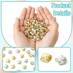 80шт 2 цвета пластиковые бусины ccb CCB-YW0001-59