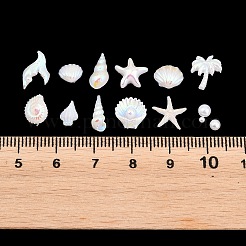 12 griglia di cabochon in resina a tema oceano&nbsp;MRMJ-D001-02A