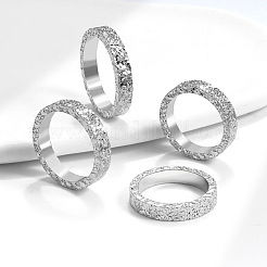 Латунные кольца с узором «колотый лед»&nbsp;FS-WG1F485-06